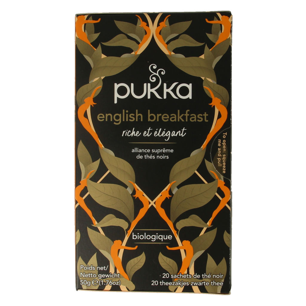 Pukka English breakfast bio 20.00 Zakjes