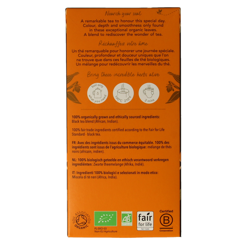 Pukka English breakfast bio 20.00 Zakjes