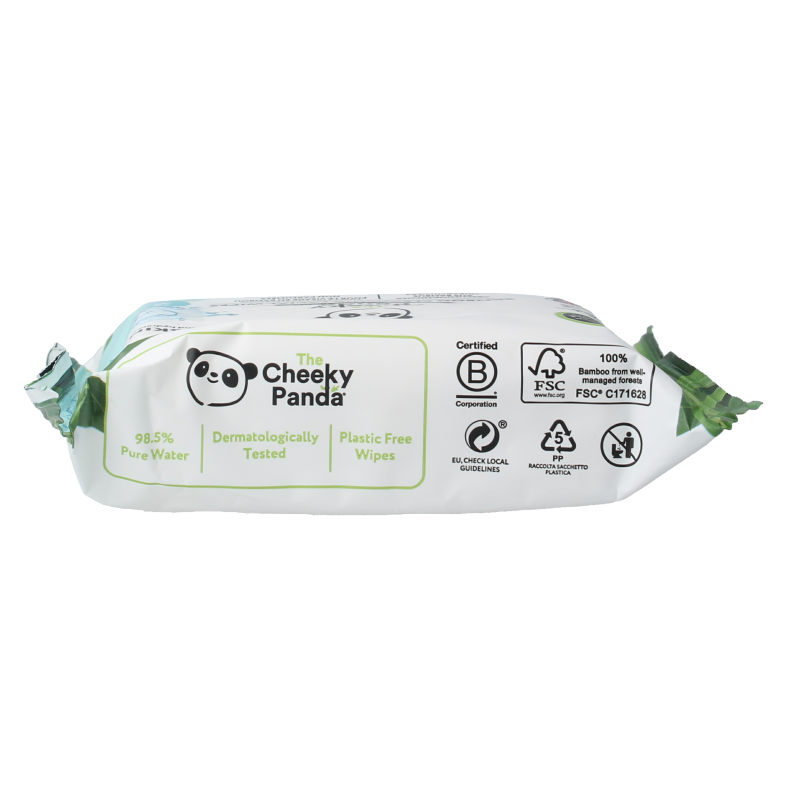 The Cheeky Panda Bamboe gezichtsreinigingsdoekjes parfumvrij 25 Stuks