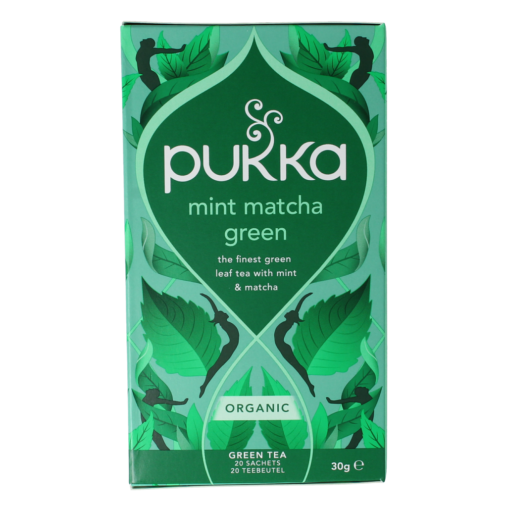 Pukka Mint matcha green tea bio 20.00 Zakjes