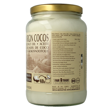 Amanprana Kokosnootolie bio 1600 Milliliter