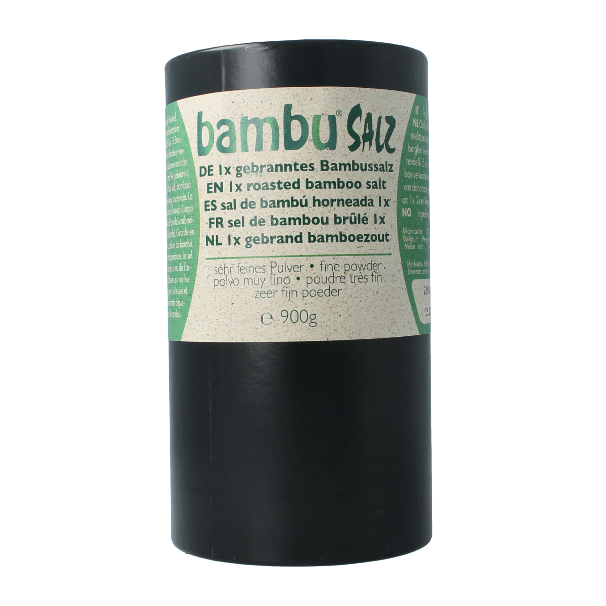 Bambu Salz Bamboezout zeer fijn 1x gebrand 900.00 Gram