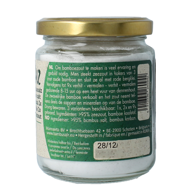 Amanprana Bambu zout fijn 300 Gram