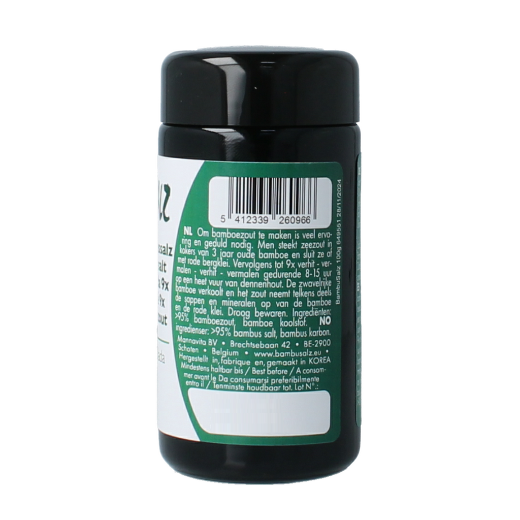 Bambu Salz Bamboezout grof 9x gebrand 100.00 Gram