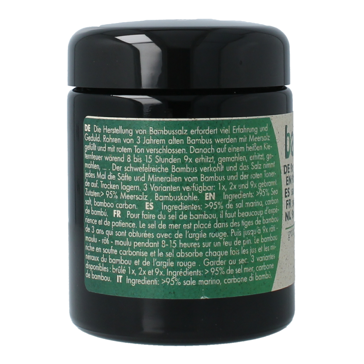 Bambu Salz Bamboezout grof 9x gebrand 270.00 Gram