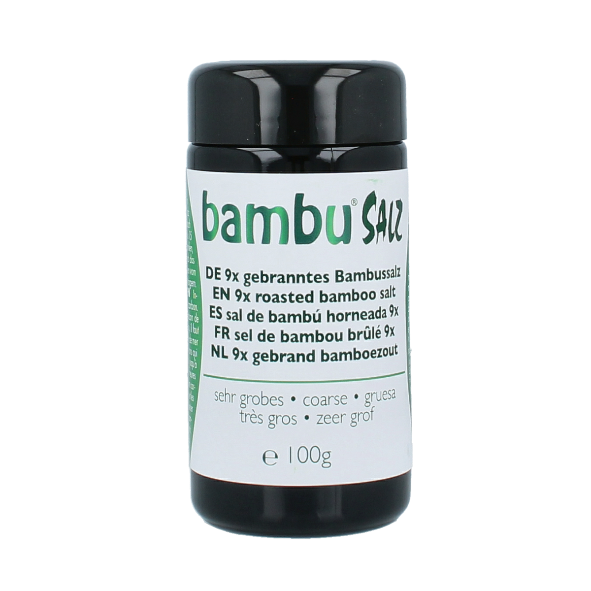 Bambu Salz Bamboezout zeer grof 9x gebrand 100.00 Gram