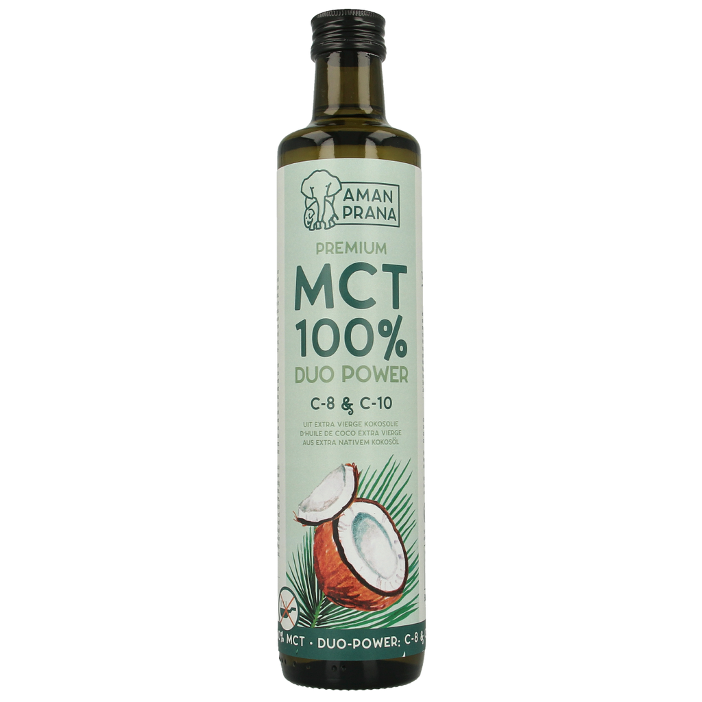 Amanprana MCT olie premium bio 500.00 Milliliter