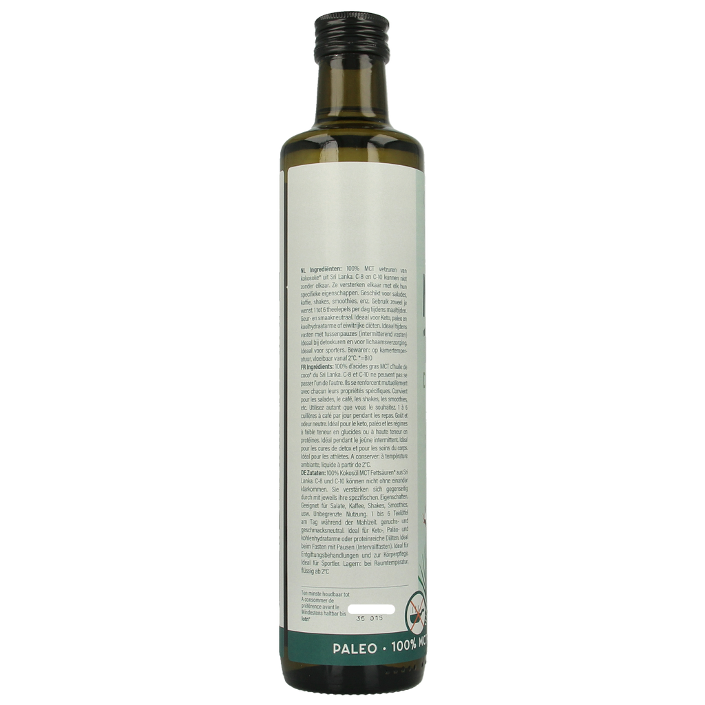 Amanprana MCT olie premium bio 500.00 Milliliter