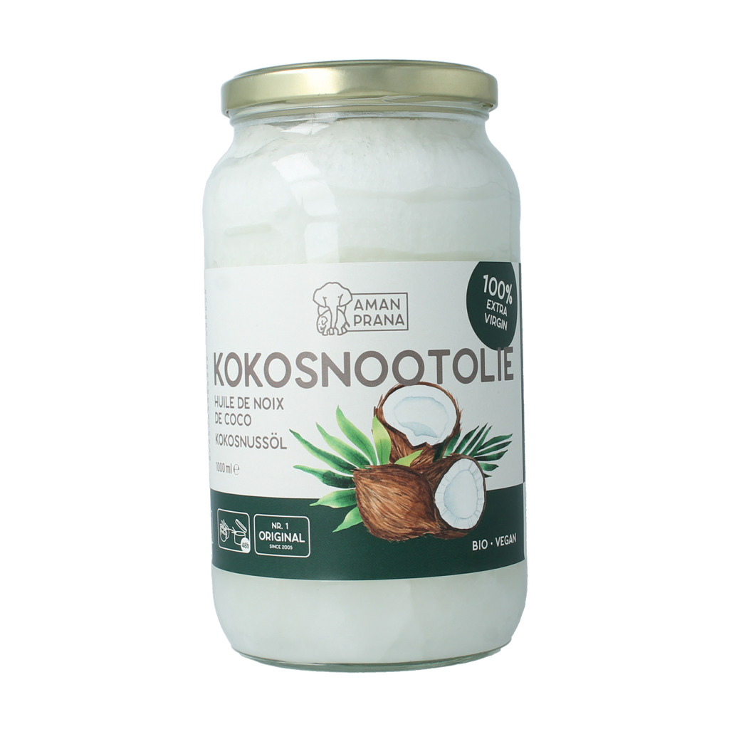 Amanprana Kokosnootolie bio 1000.00 Milliliter