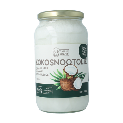 Amanprana Kokosnootolie bio 1000 Milliliter