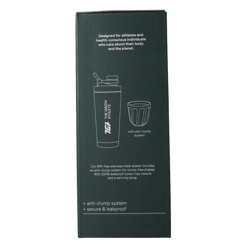 The Green Athlete Shaker 700ml 1 Stuks