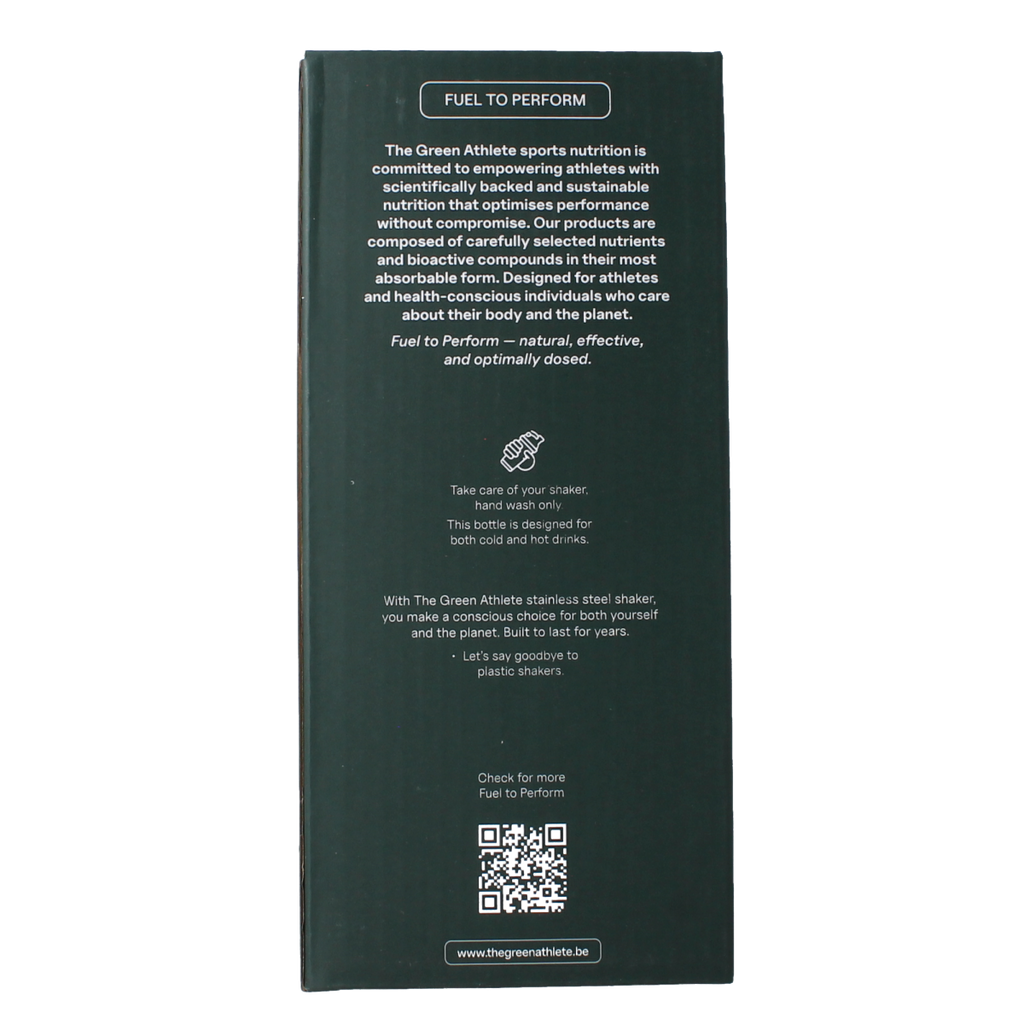 The Green Athlete Shaker 700ml 1.00 Stuks