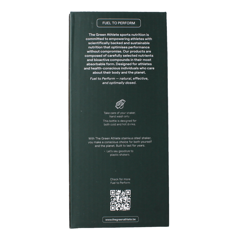 The Green Athlete Shaker 700ml 1 Stuks