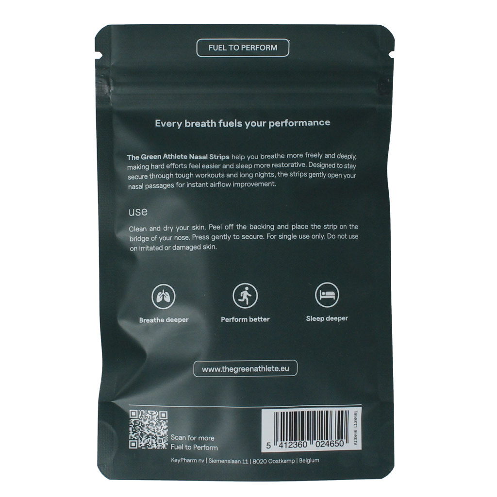 The Green Athlete TGA nasal strips 30.00 Stuks