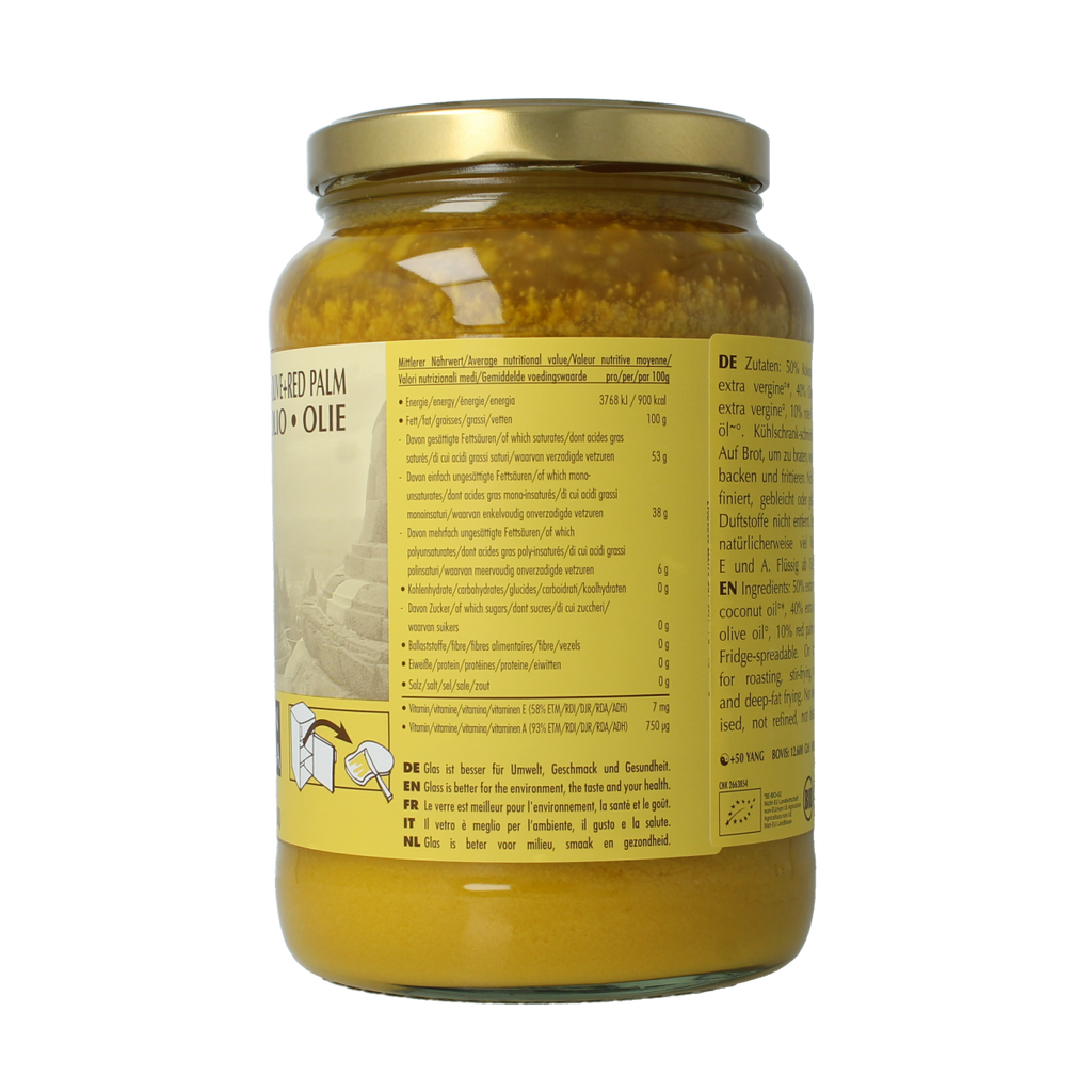 Amanprana Kokos-olijf-rode palm bio 1600.00 Milliliter