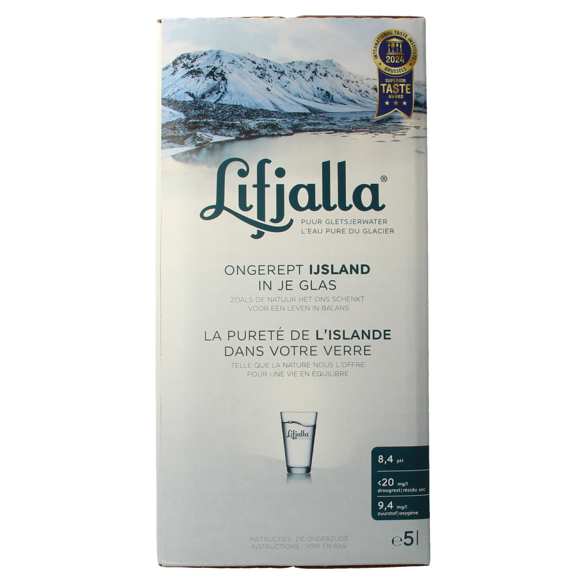 Lifjalla Water uit IJsland 5.00 Liter