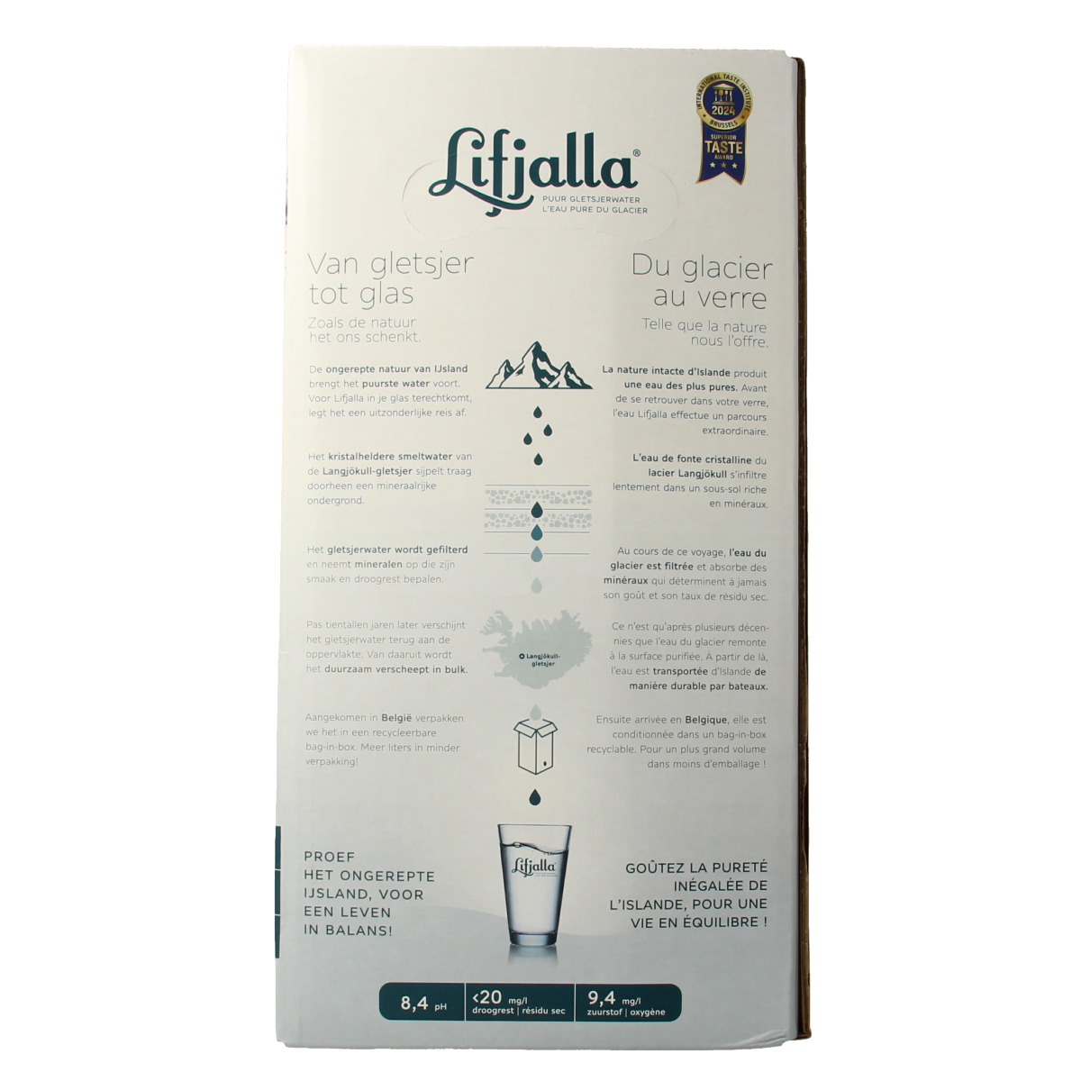 Lifjalla Water uit IJsland 5.00 Liter