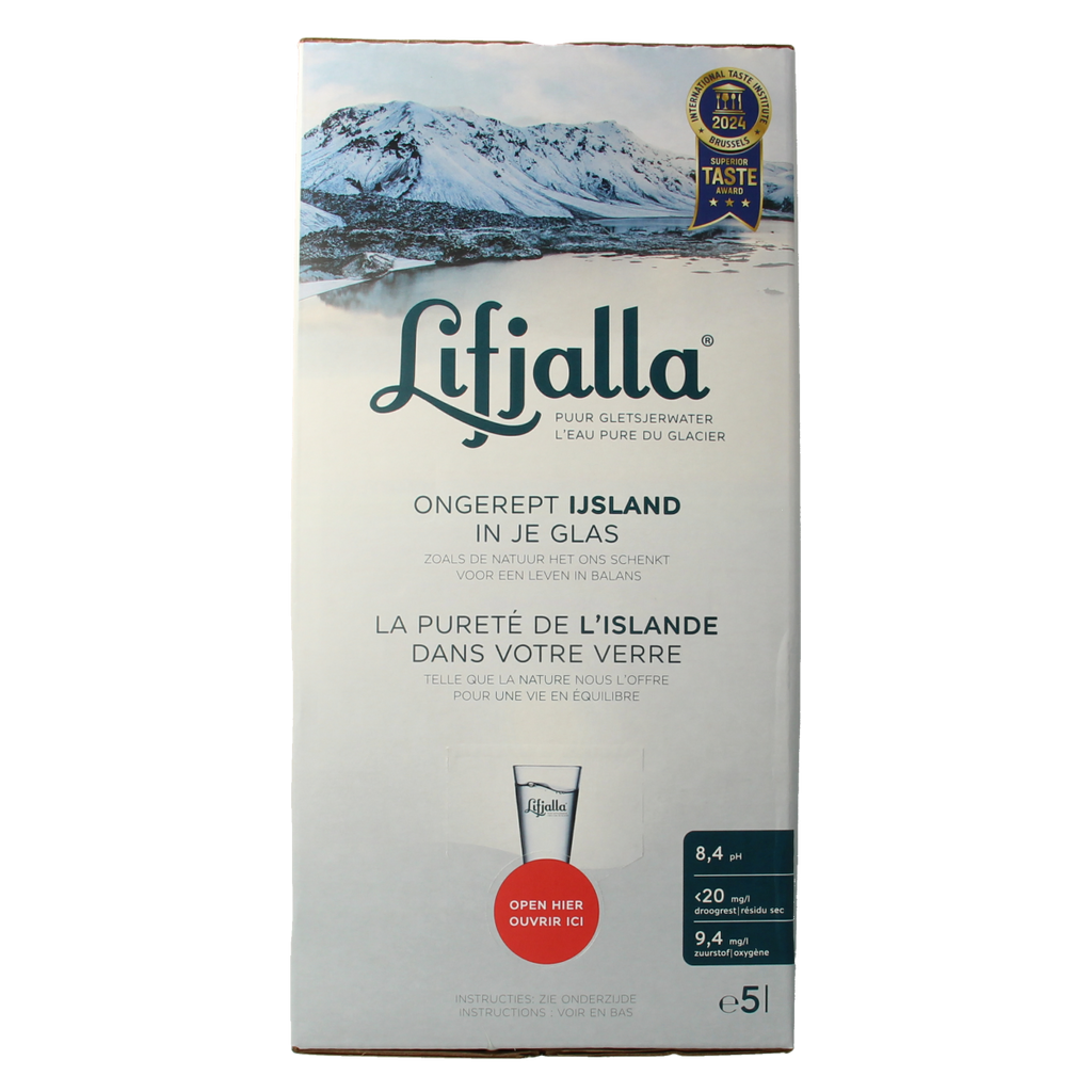 Lifjalla Water uit IJsland 5.00 Liter
