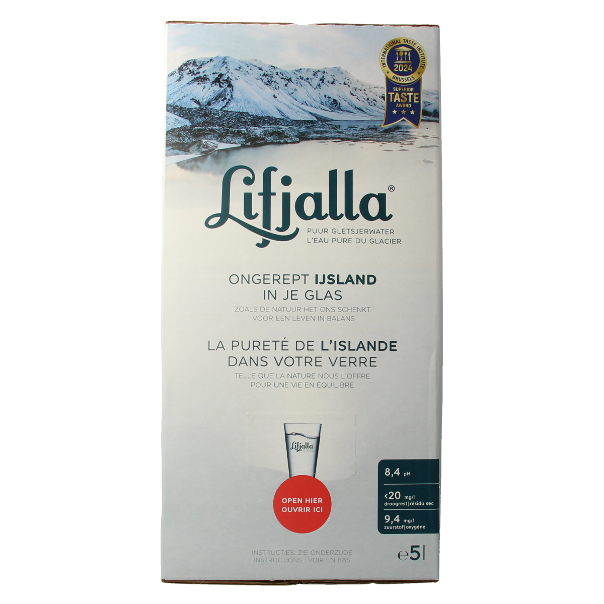 Lifjalla Water uit IJsland 5.00 Liter