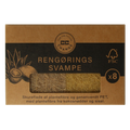 CC Hansen Kleine schuursponsjes plantenvezels uit kokosnoot 8 Stuks