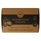 CC Hansen Kleine schuursponsjes plantenvezels uit kokosnoot 8 Stuks