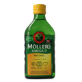 Mollers Omega-3 levertraan naturel 250.00 Milliliter