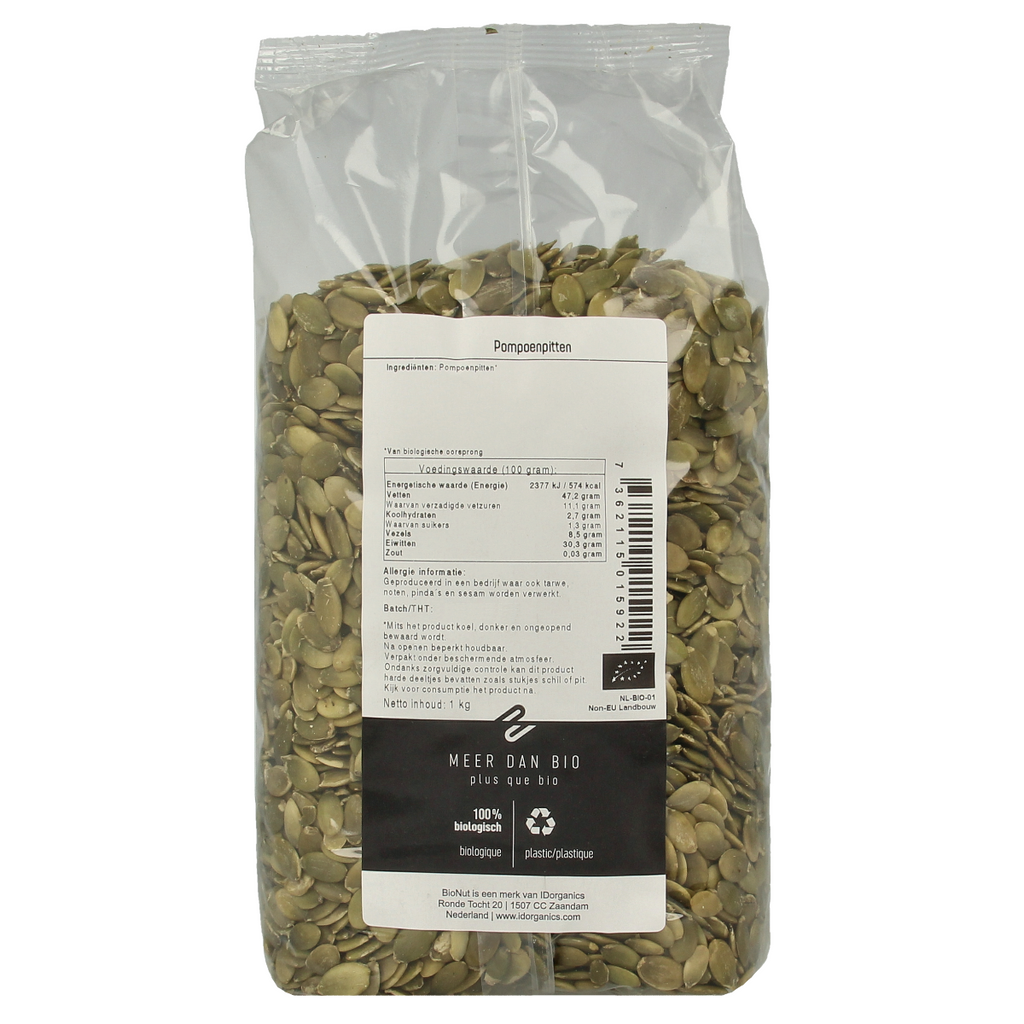 Bionut Pompoenpitten bio 1.00 Kilogram