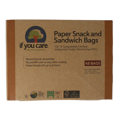 If You Care Snack en boterhamzakjes 48 Stuks