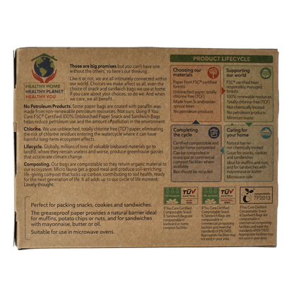 If You Care Snack en boterhamzakjes 48 Stuks