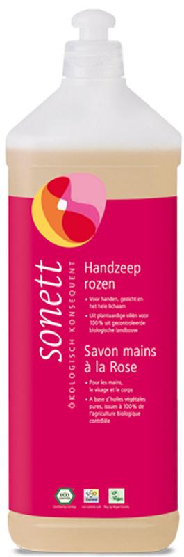 Sonett Handzeep rozen vloeibaar 1.00 Liter