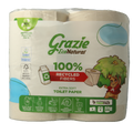 Grazie Natural Toiletpapier 3-laags 4.00 Stuks