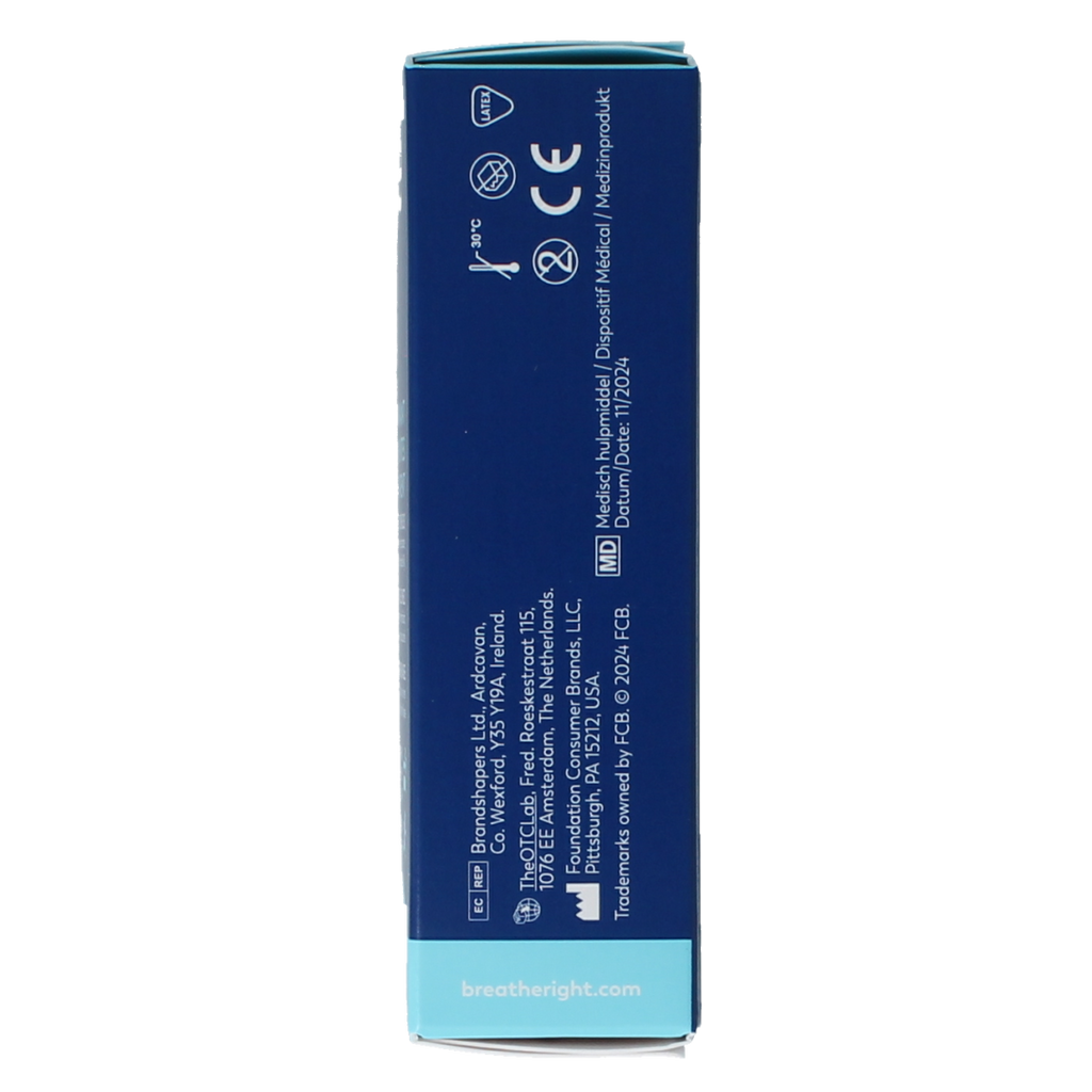 Breathe Right Neusstrips clear 30.00 Stuks