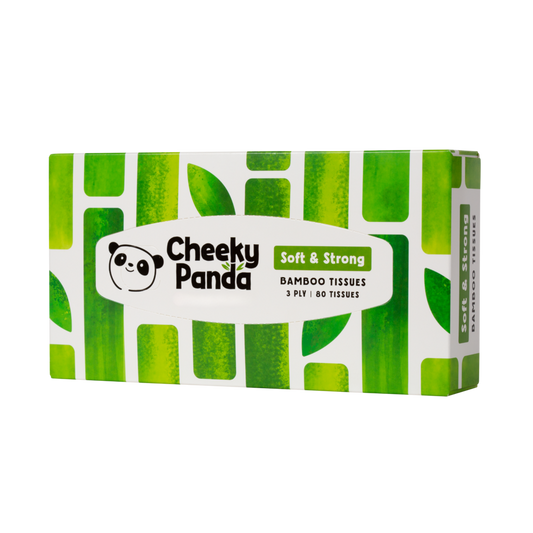 The Cheeky Panda Bamboo tissues box 3laags 80 Stuks