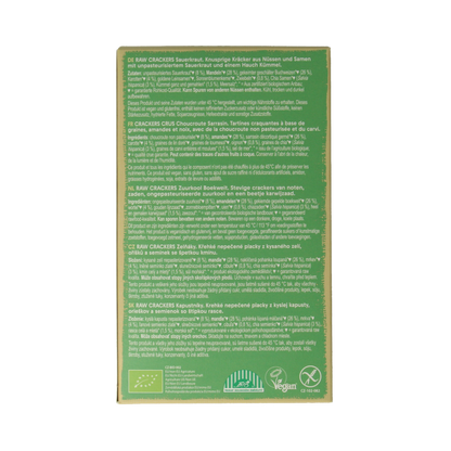 Lifefood Life crackers zuurkool boekweit raw bio 90 Gram