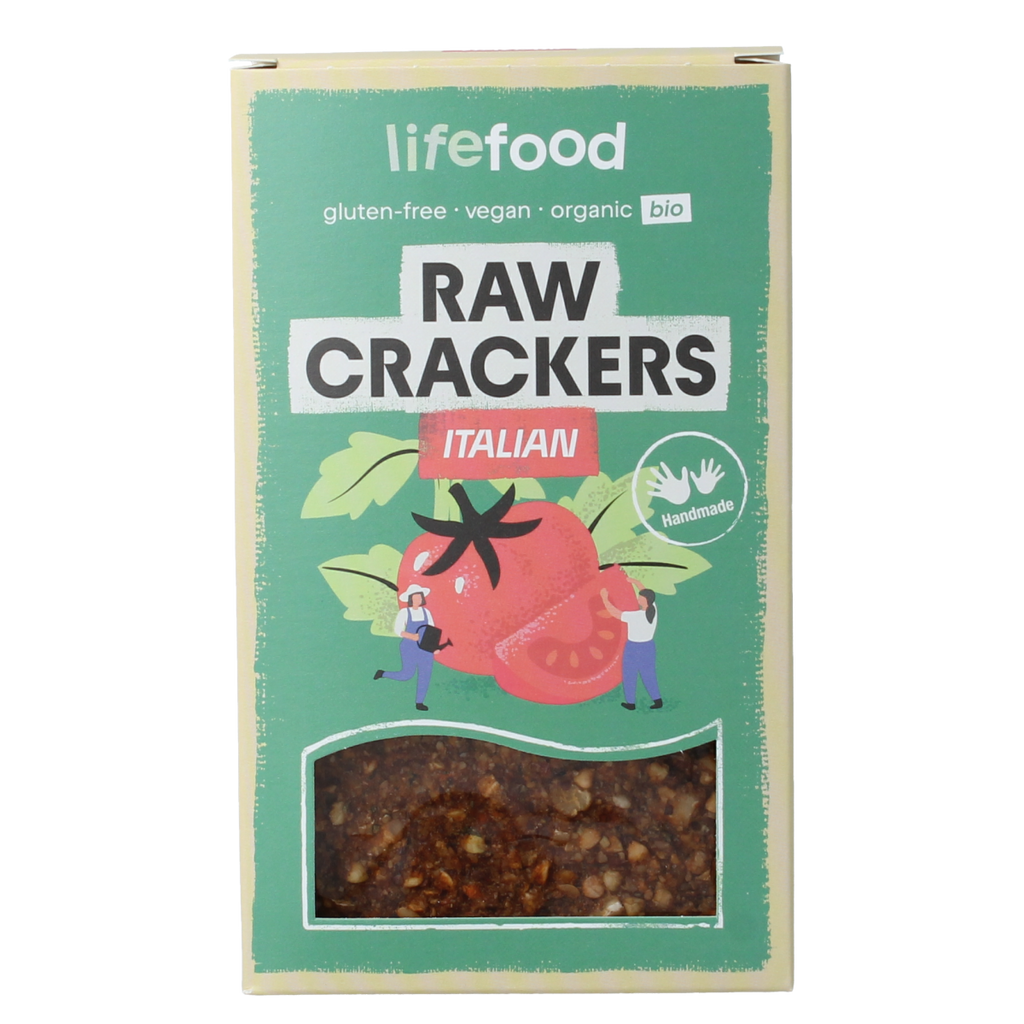 Lifefood Life crackers Italiaans raw bio 90.00 Gram