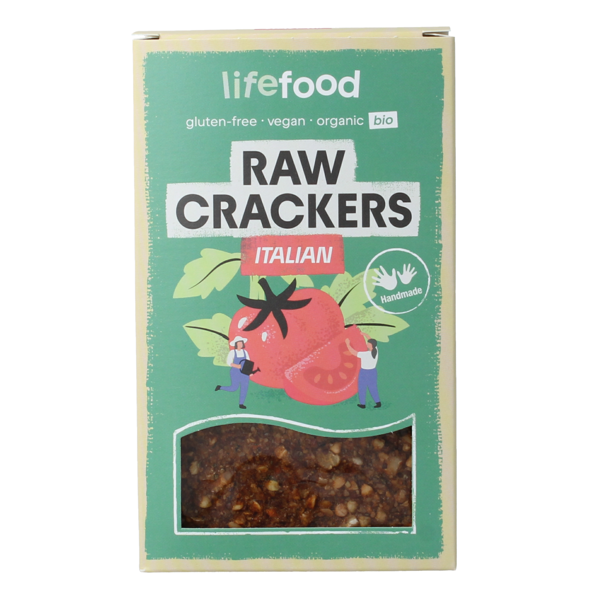 Lifefood Life crackers Italiaans raw bio 90.00 Gram