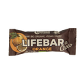Lifefood Lifebar inchoco sinaasappel bio raw 40.00 Gram