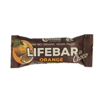 Lifefood Lifebar inchoco sinaasappel bio raw 40.00 Gram