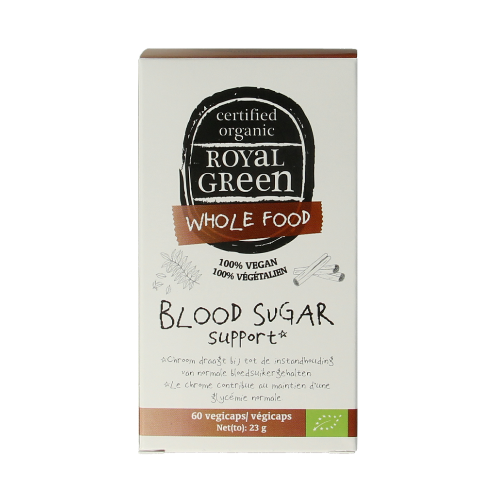 Royal Green Blood sugar support bio 60.00 Vegetarische capsules