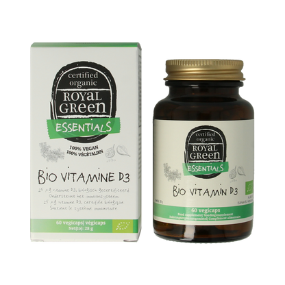 Royal Green Vitamine D3 bio 60 Vegetarische capsules