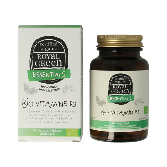 Royal Green Vitamine D3 bio 60 Vegetarische capsules