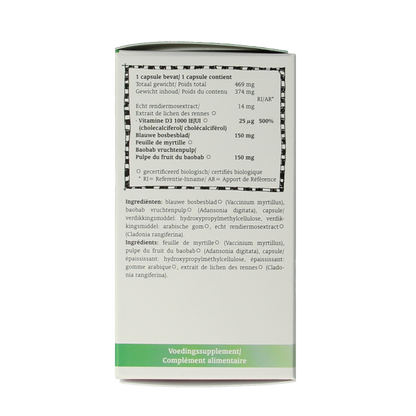 Royal Green Vitamine D3 bio 60 Vegetarische capsules