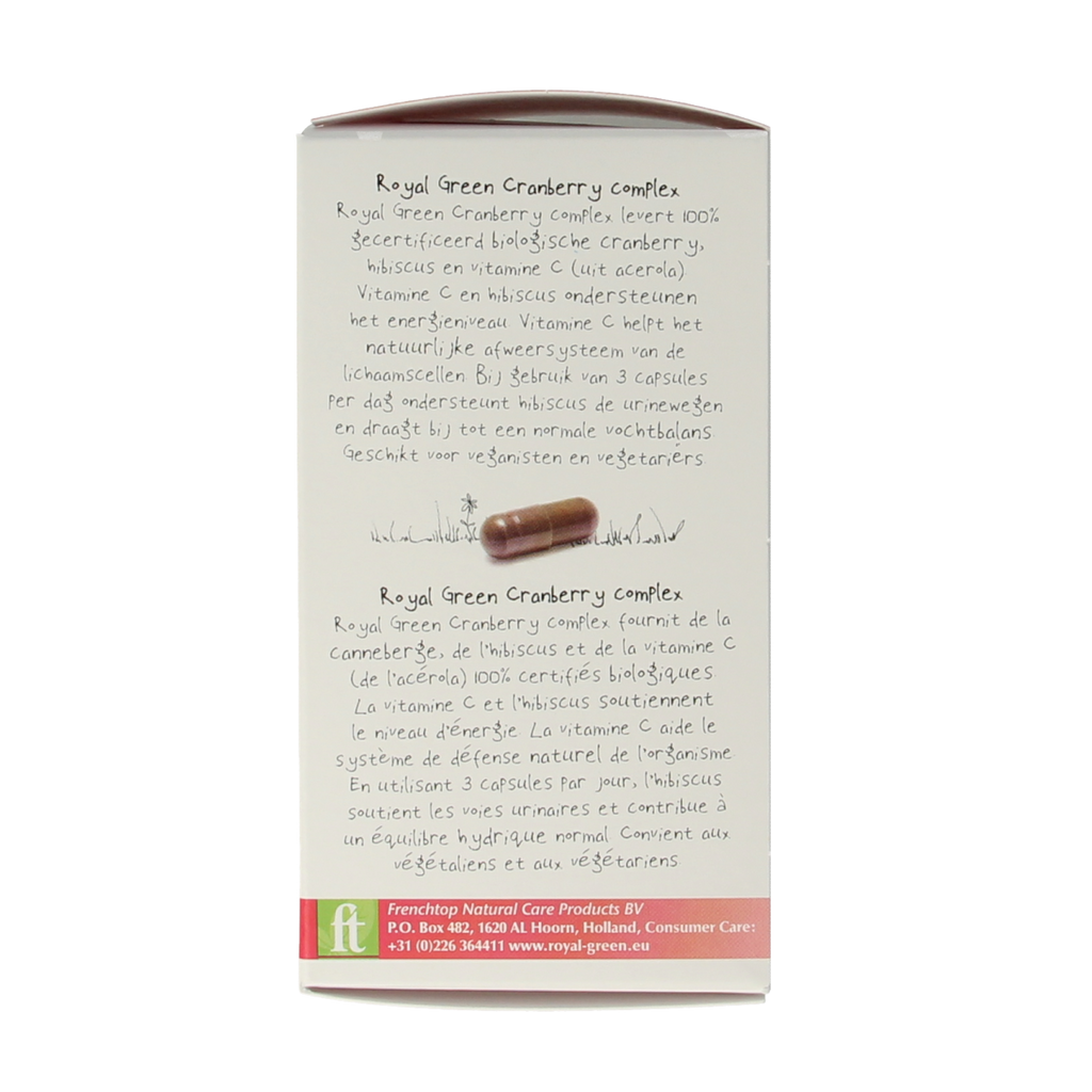 Royal Green Cranberry complex bio 60.00 Vegetarische capsules