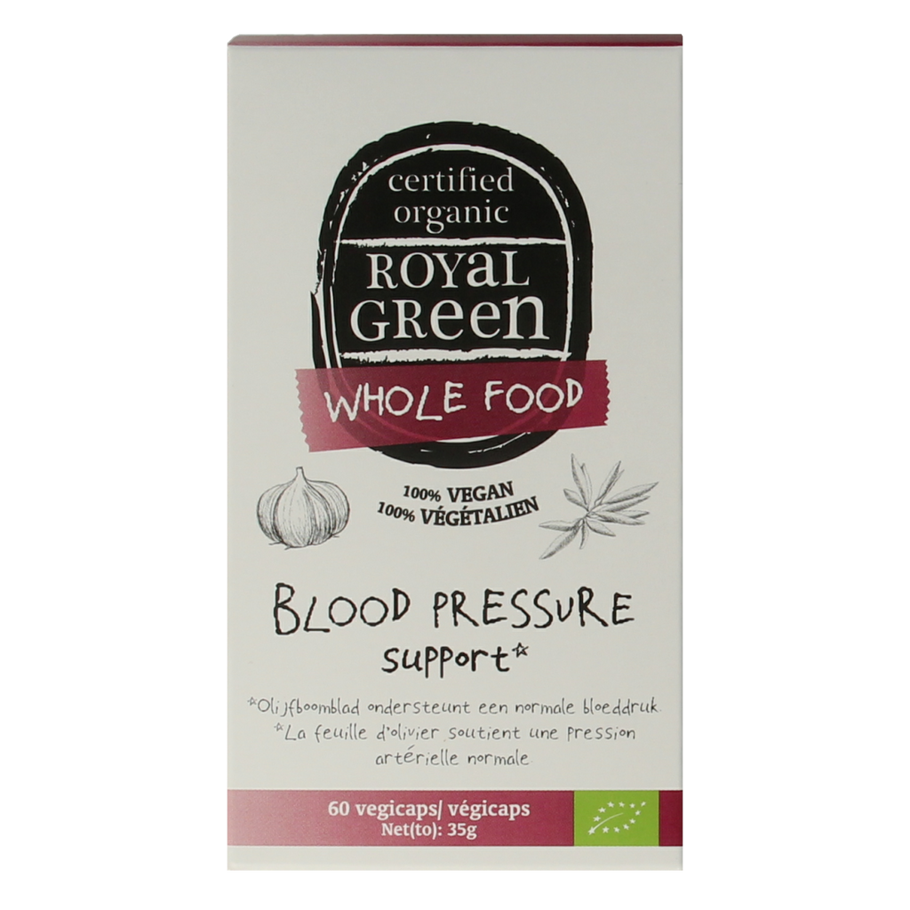 Royal Green Blood pressure support bio 60.00 Vegetarische capsules