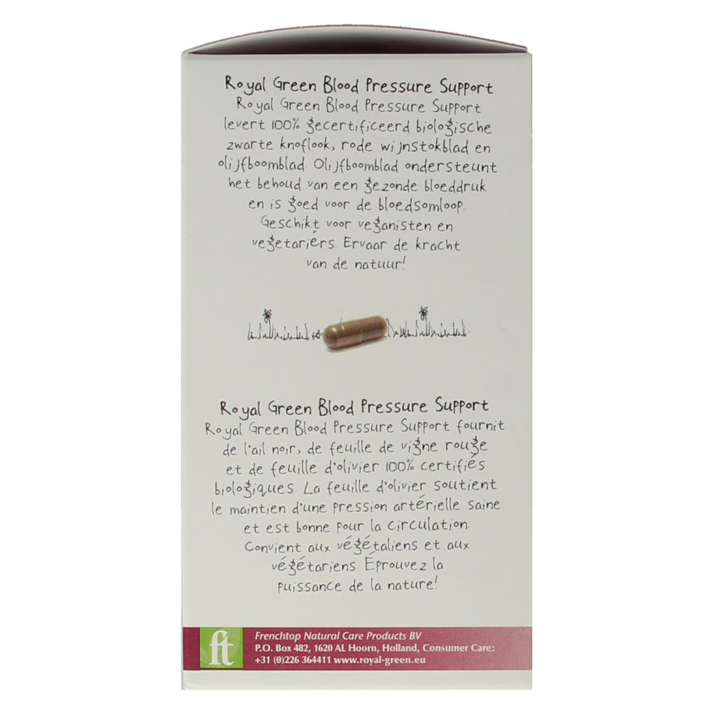 Royal Green Blood pressure support bio 60.00 Vegetarische capsules
