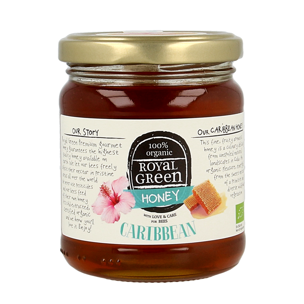 Royal Green Caribbean honey bio 250.00 Gram
