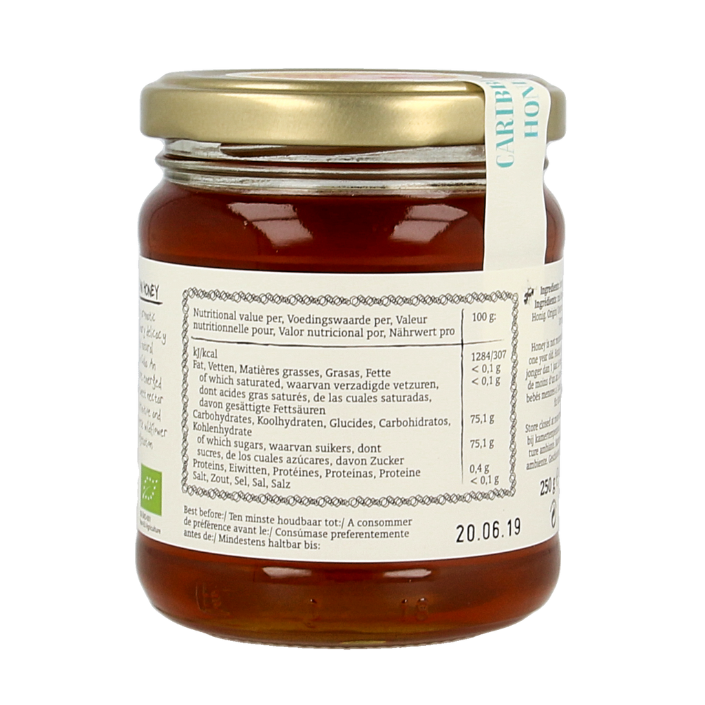 Royal Green Caribbean honey bio 250.00 Gram