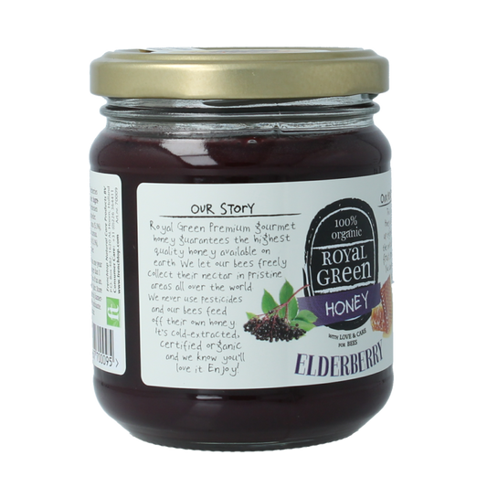 Royal Green Elderberry honey bio 250 Gram