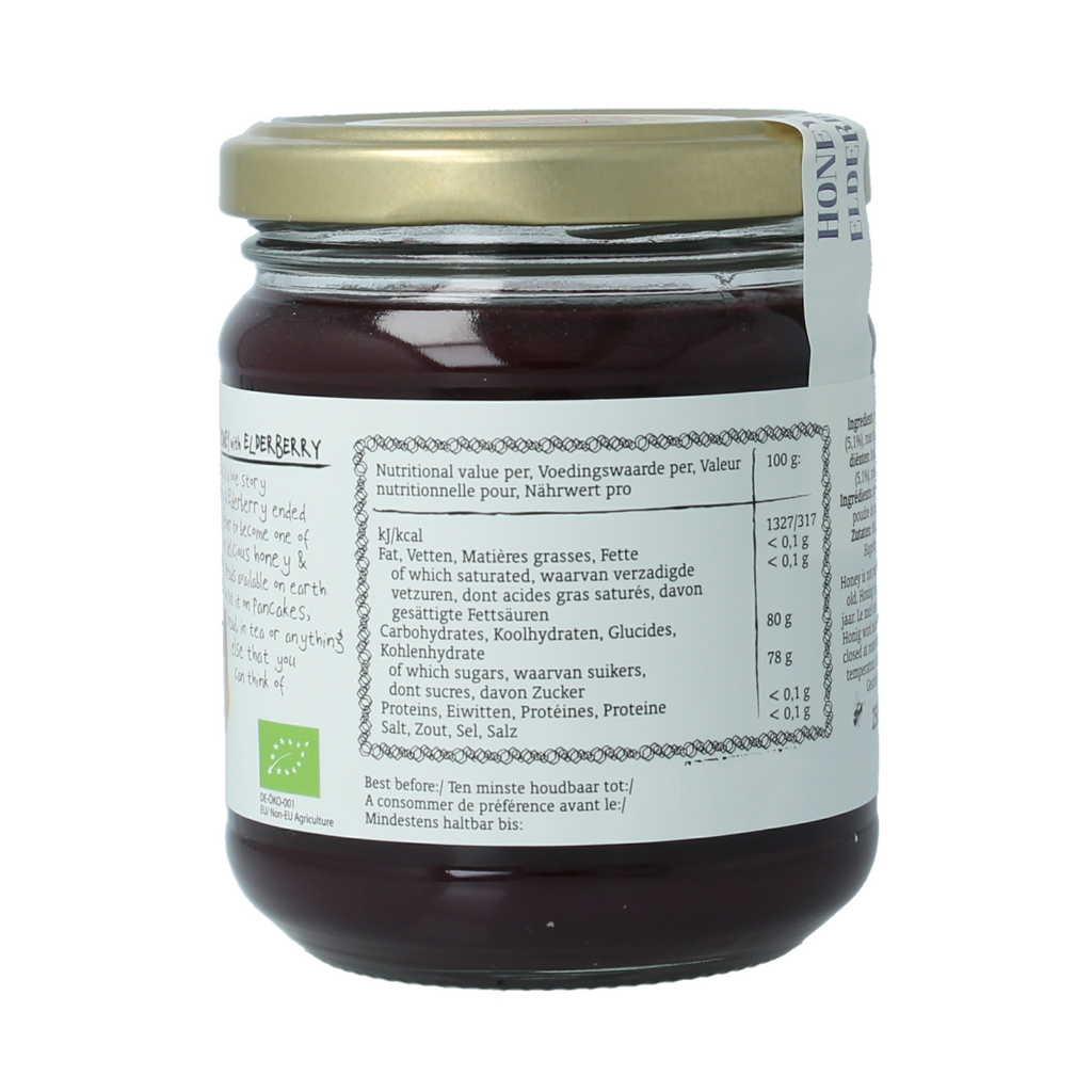 Royal Green Elderberry honey bio 250.00 Gram