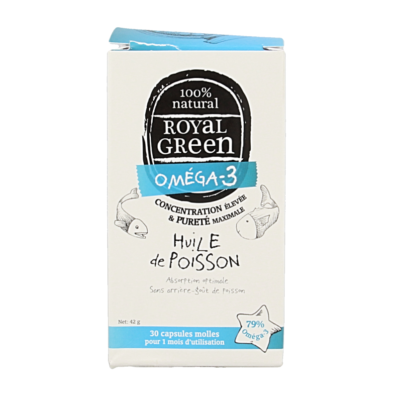Royal Green Omega 3 visolie 30 Softgels